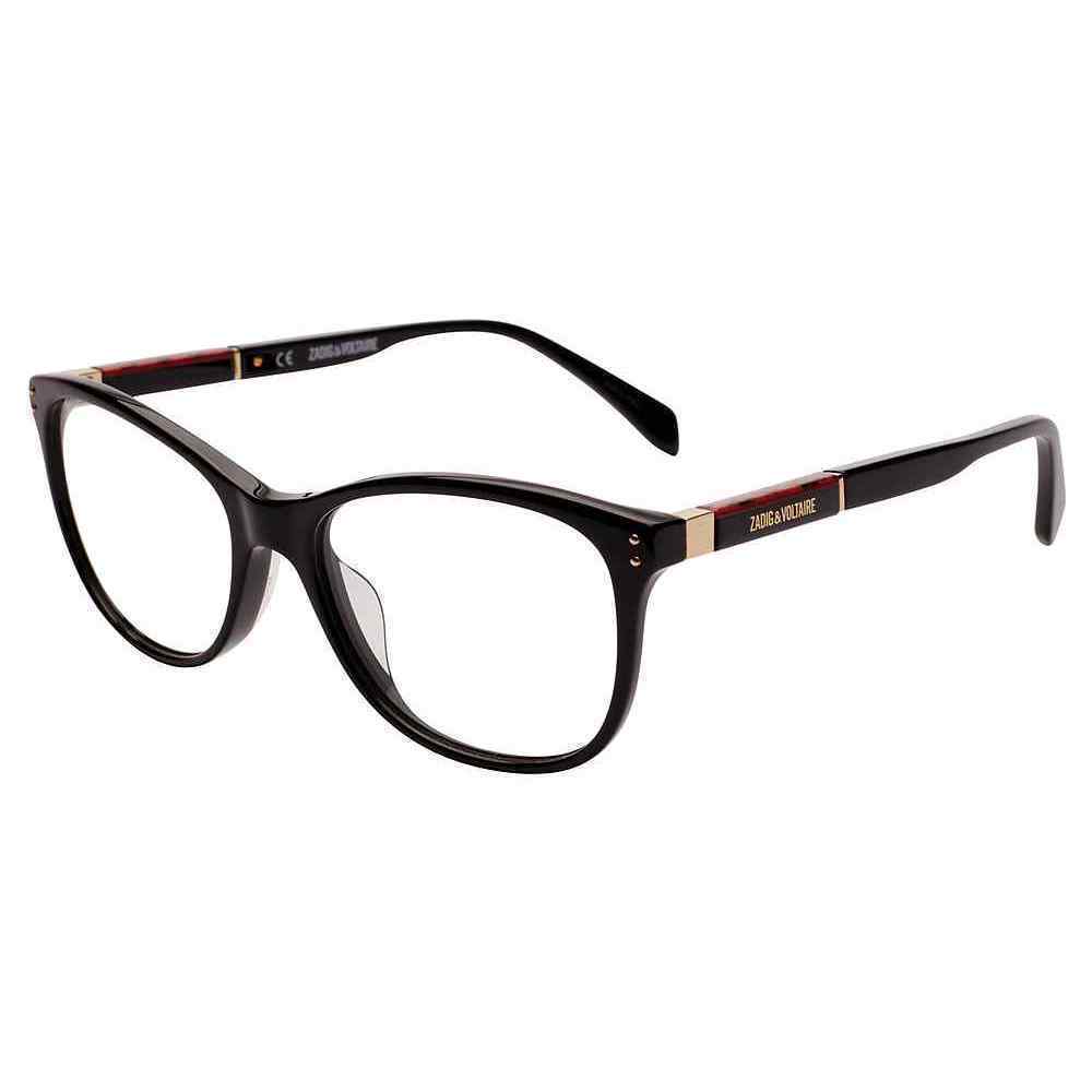 ZADIG & VOLTAIRE OPTICAL VZV158V Eyeglasses BLACK-700 52mm